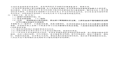 生物答案解析_2025年12月高一试卷_251205湖南省G10、H11教育联盟、三新协作体2025-2026学年高一上学期期中联考