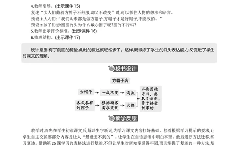 26方帽子店精华版教案_部编人教版3年级下册语文_（赠送）新版-2025年2月三年级下册语文资料(课件+教案)(赠送资料-不需要就不下载)_8.第八单元_26方帽子店_教案