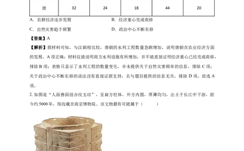白城实验高中2025-2026学年度高一上学期第一次月考历史试卷解析_2025年10月高一试卷_251025吉林省白城市实验高级中学2025-2026学年高一上学期10月月考