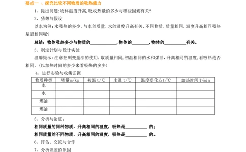 比热容（基础）知识讲解_初物_1初中物理_4初三物理人教版知识导学_04比热容（基础）