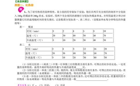 比热容（基础）知识讲解_初物_1初中物理_4初三物理人教版知识导学_04比热容（基础）