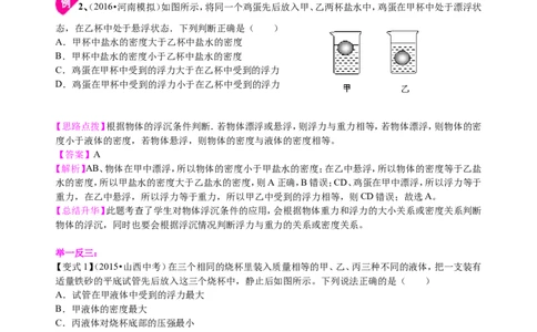 物体的浮沉条件及应用（提高）知识讲解_初物_人教版初中物理初二三同步讲义习题练习八九年级电子资料word素材_20250116_181533_最新人教版初中物理初二下册