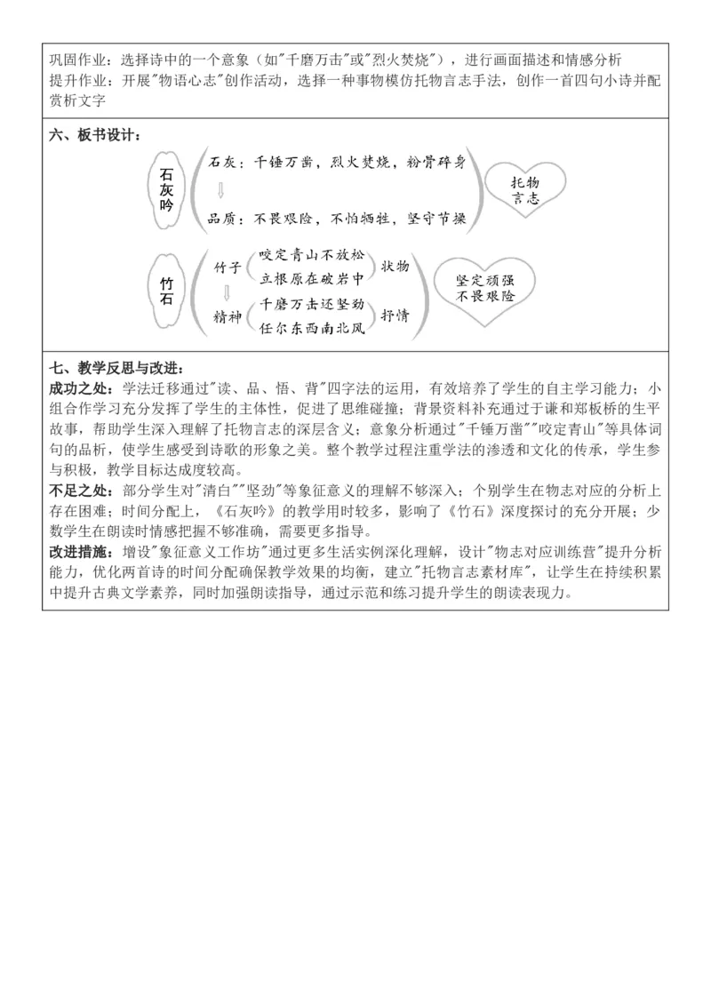 2026年春期部编人教版6年级下册语文核心素养教案（反思有内容）（第4单元）_部编人教版6年级下册语文_2026年春期-6年级下册教案_单元教案