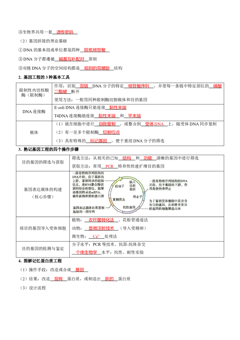 第13讲生物技术与工程（讲练）（解析版）_新高考复习资料_2023年新高考复习资料_二轮复习_2023年高考生物二轮复习讲练测（新教材专用）