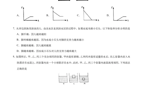 第10章章末测试-初中物理同步讲义_初物_人教版初中物理初二三同步讲义习题练习八九年级电子资料word素材_20250116_181533_最新人教版初中物理初二下册_03人教版初中物理同步专题讲义8下