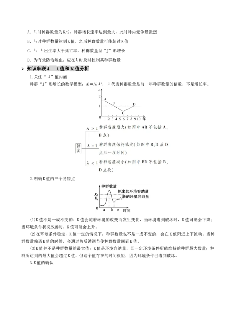 第14讲种群和群落（配套讲义）（原卷版）_2025年新高考资料_二轮复习_上好课2025年高考生物二轮复习讲练测（新高考通用）3380526