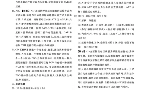 生物2025年辽宁高一12月联考答案_2025年12月高一试卷_251215辽宁省名校联盟2025-2026学年高一上学期12月联合考试（全）_辽宁省名校联盟2025-2026学年高一上学期12月联合考试生物试卷含答案