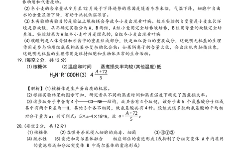 生物答案解析_2025年12月高一试卷_251203湖南省三新联盟联考2025-2026学年高一上学期11月期中_湖南省三新联盟联考2025-2026学年高一上学期11月期中生物试题Word版含解析