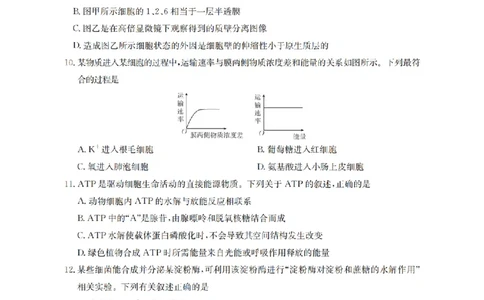 生物_扫描版_2026年02月高一试卷_260215河南省南阳地区2025-2026学年高一上学期期末摸底考试卷（全）