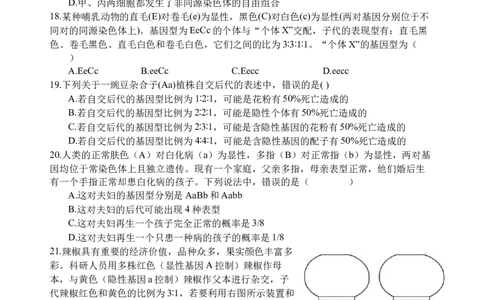 生物试题_2025年05月试卷_0519四川省遂宁市射洪中学2024-2025学年高一下学期期中考试_四川省遂宁市射洪中学2024-2025学年高一下学期期中考试生物试题（含答案）
