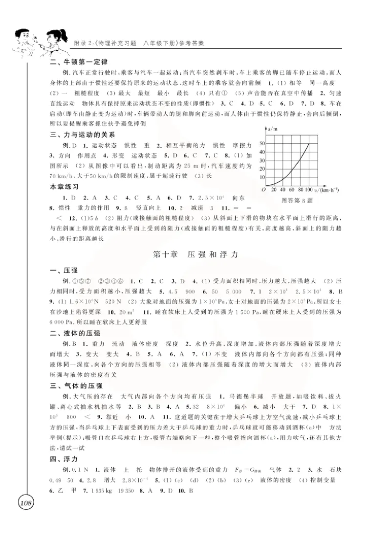 物理教参8b_电子课本_初中教学用书_苏教版、译林版