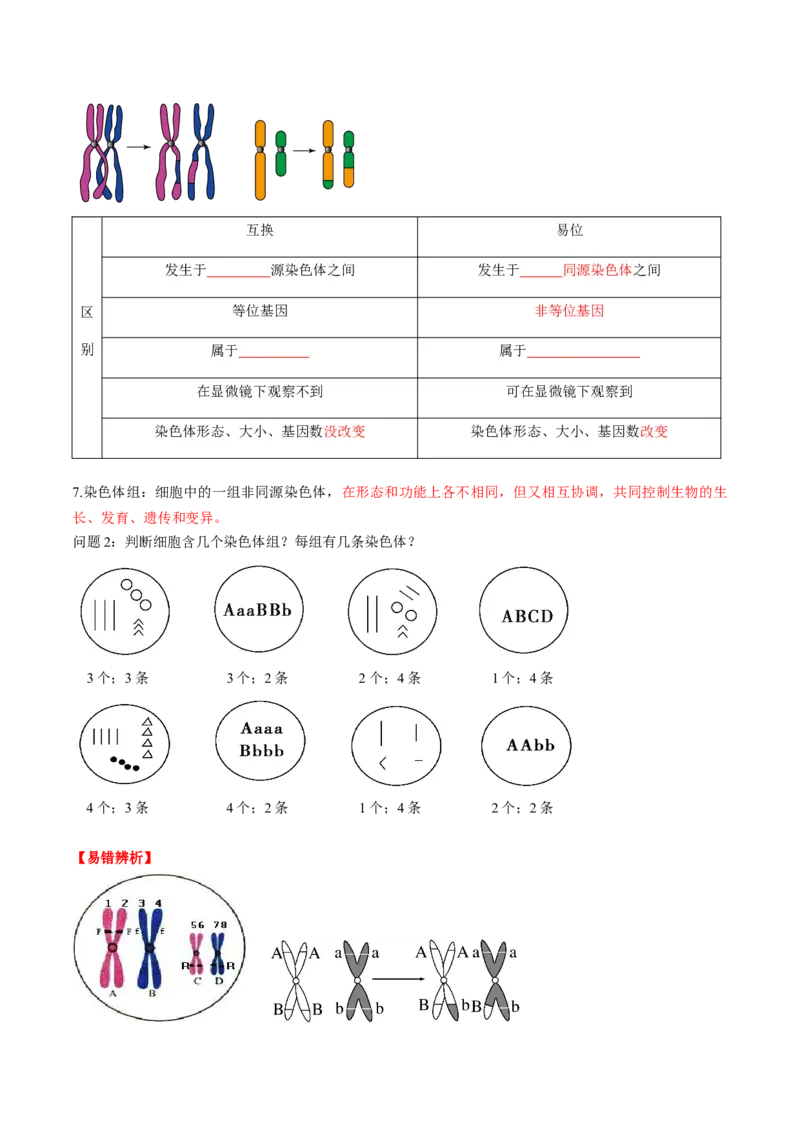 第13讲减数分裂和受精作用（讲义）（原卷版）_2025年新高考资料_一轮复习_2025年高考生物一轮复习讲练测（新教材新高考）