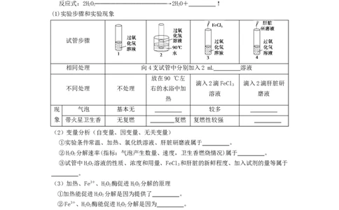 第13讲降低化学反应活化能的酶-精准备考备战2023年高考生物一轮复习精品讲义（生物学必修1）（原卷版）_通用版（老高考）复习资料_2023年复习资料_一轮复习