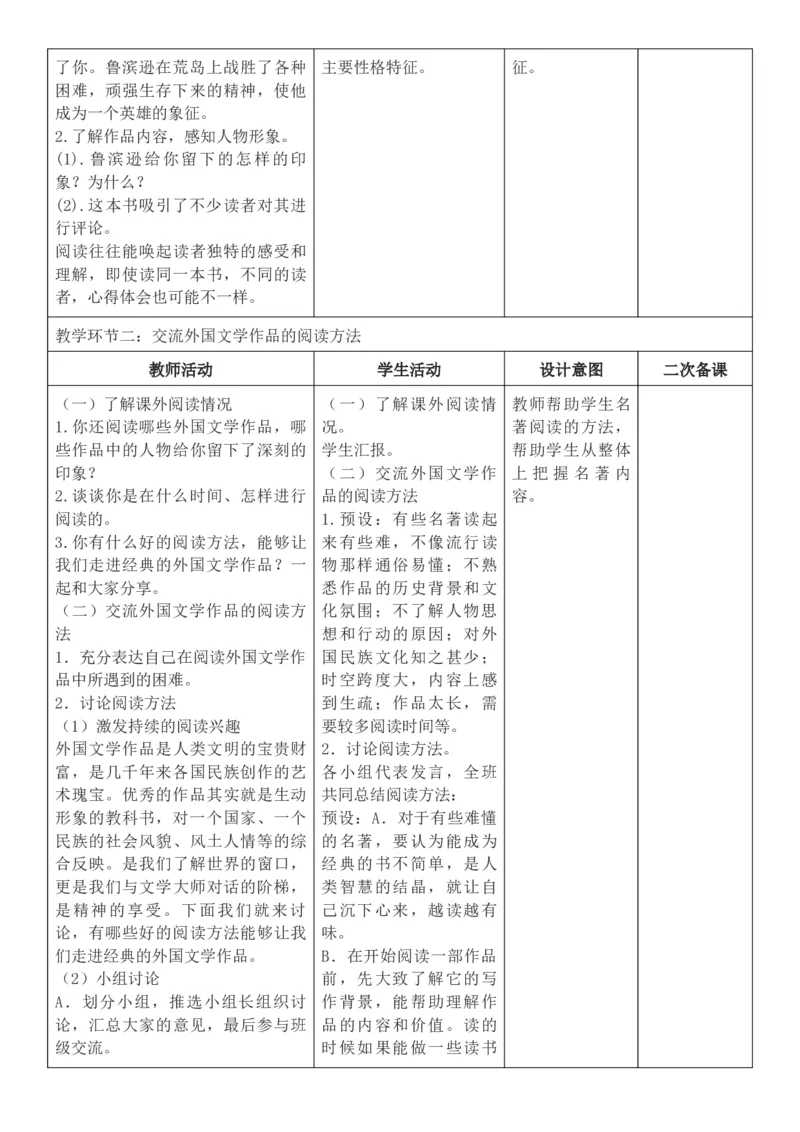 2026年春期部编人教版6年级下册语文核心素养教案（反思有内容）（第2单元）_部编人教版6年级下册语文_2026年春期-6年级下册教案_单元教案