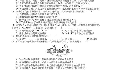 生物试题定稿_2025年10月高一试卷_251022四川省南充高级中学2025-2026学年高一上学期10月月考试题（全）_四川省南充高级中学2025-2026学年高一上学期10月月考试题生物Word版含答案