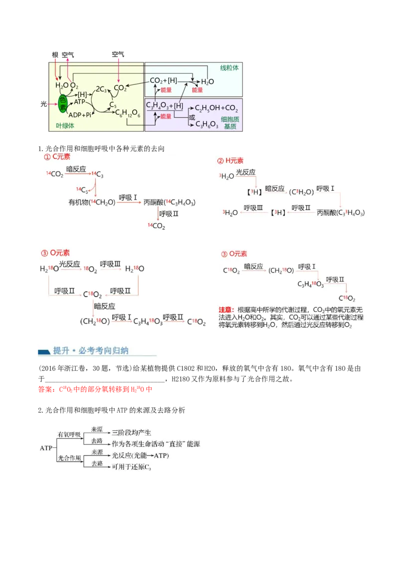 第10.2讲光合作用的影响因素和应用（讲义）（教师版）_新高考复习资料_2024年新高考复习资料_一轮复习资料_完2024年高考生物一轮复习讲练测(课件+讲义+练习)（新高考）_讲义+练习