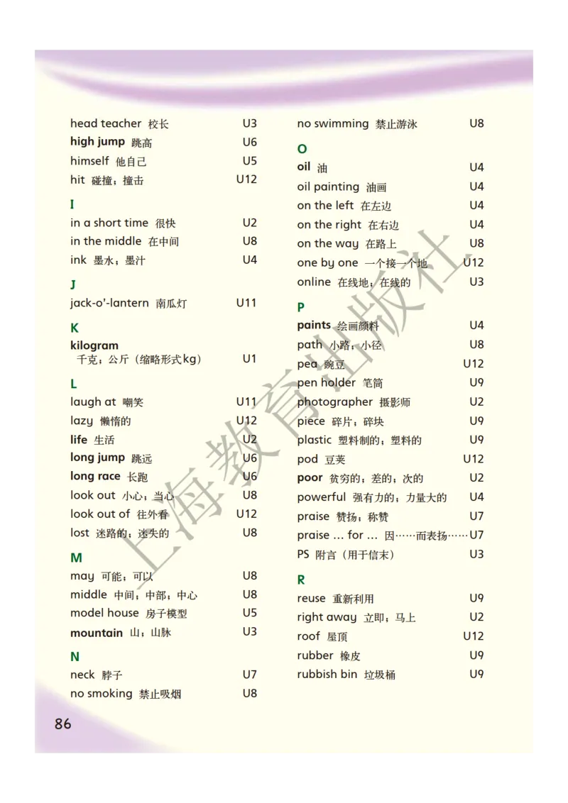 沪教版英语六年级下册_电子课本_小学电子课本_03英语_新建文件夹_06沪教版_下册