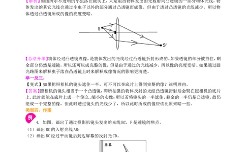 生活中的透镜知识讲解（提高）_初物_1初中物理_4初二物理人教版知识导学