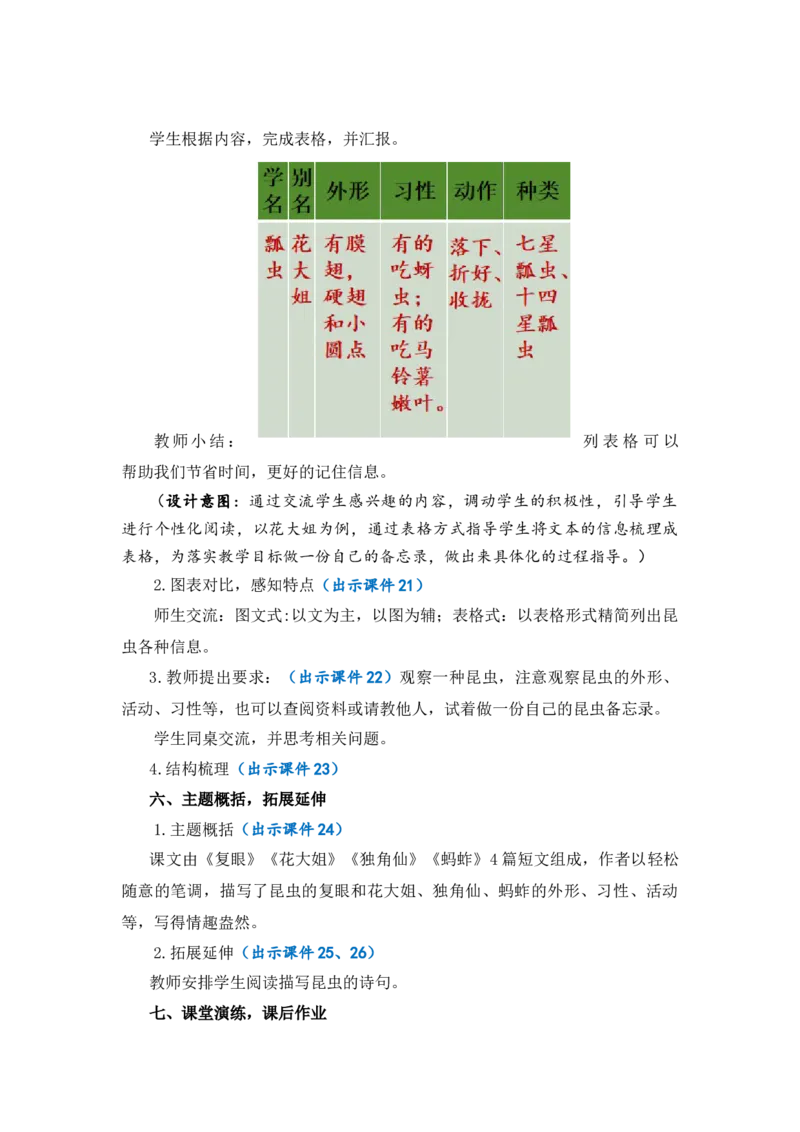 4昆虫备忘录优质教案_部编人教版3年级下册语文_（赠送）新版-2025年2月三年级下册语文资料(课件+教案)(赠送资料-不需要就不下载)_1.第一单元_4昆虫备忘录_教案