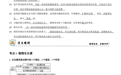第11讲植物生命活动的调节（讲练）（解析版）_新高考复习资料_2023年新高考复习资料_二轮复习_2023年高考生物二轮复习讲练测（新教材专用）