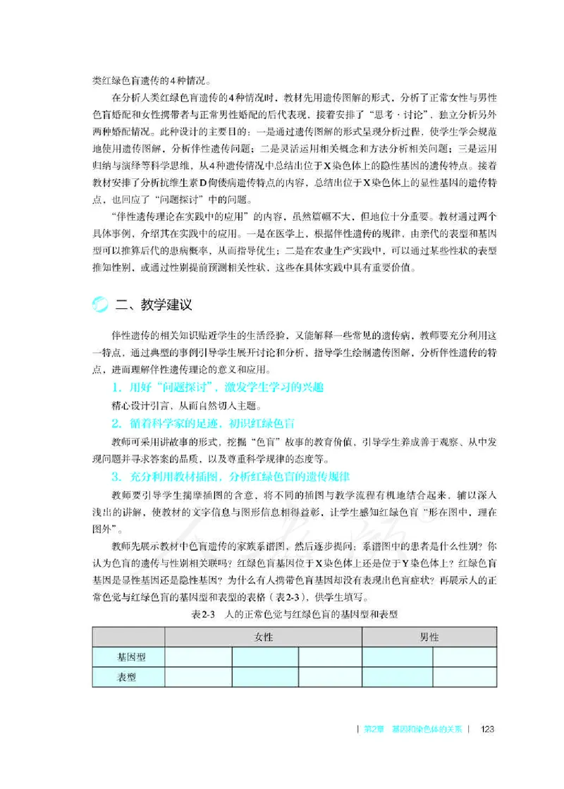 生物必修2遗传与进化教师用书_电子课本_高中教学用书_2019新人教版