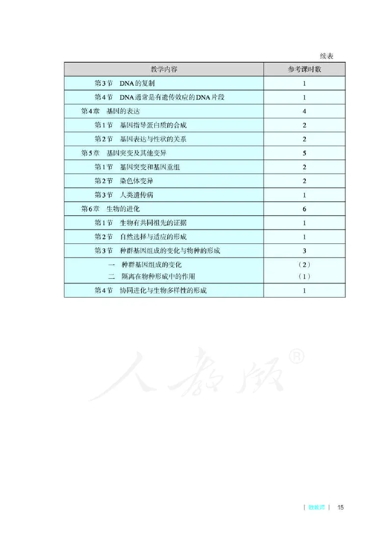 生物必修2遗传与进化教师用书_电子课本_高中教学用书_2019新人教版