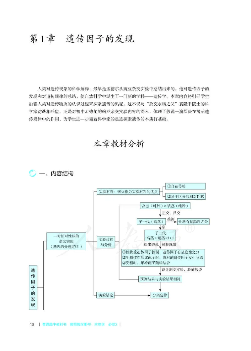 生物必修2遗传与进化教师用书_电子课本_高中教学用书_2019新人教版