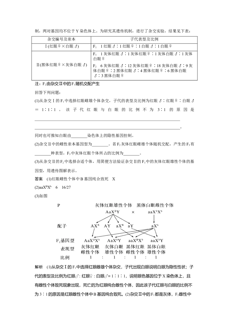第15讲　伴性遗传和人类遗传病_新高考复习资料_2023年新高考复习资料_一轮复习_2023年新高考大一轮复习讲义_2023年高考生物一轮复习讲义（新人教新高考）_赠补充习题
