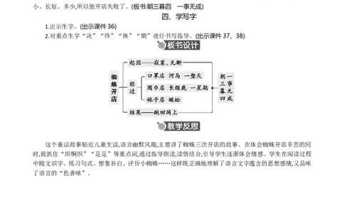 20蜘蛛开店精华版教案_部编人教版2年级下册语文_（赠送）新版-2025年2月二年级下册语文资料(课件+教案)(赠送资料-不需要就不下载)_7.第七单元_20蜘蛛开店_教案