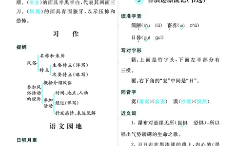 第一单元核心考点清单_部编人教版6年级下册语文_（赠送）新版-2025年2月六年级下册语文资料(课件+教案)(赠送资料-不需要就不下载)_1.第一单元_单元复习