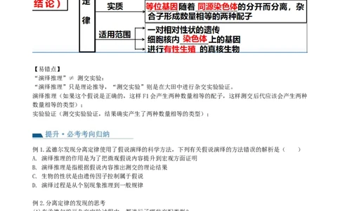 第16讲基因的分离定律（讲义）（学生版）_新高考复习资料_2024年新高考复习资料_一轮复习资料_完2024年高考生物一轮复习讲练测(课件+讲义+练习)（新高考）_讲义+练习