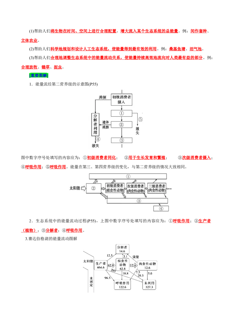 第3章生态系统及其稳定性（背诵版）_2025年新高考资料_专项复习_晨读晚默备战2025年高考生物必背知识清单_第3章生态系统及其稳定性-晨读晚默备战2025年高考生物必背知识清单