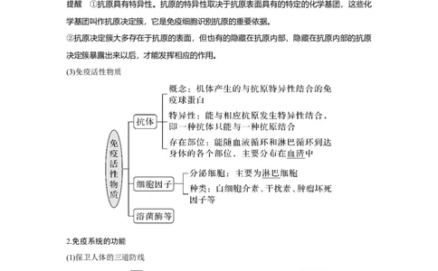 第25讲　免疫调节_新高考复习资料_2023年新高考复习资料_一轮复习_2023年新高考大一轮复习讲义_2023年高考生物一轮复习讲义（新人教新高考）_赠补充习题_Word版题库第七~十单元