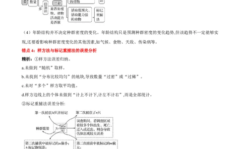 第1章种群及其动态（背诵版）_2025年新高考资料_专项复习_晨读晚默备战2025年高考生物必背知识清单_第1章种群及其动态-晨读晚默备战2025年高考生物必背知识清单