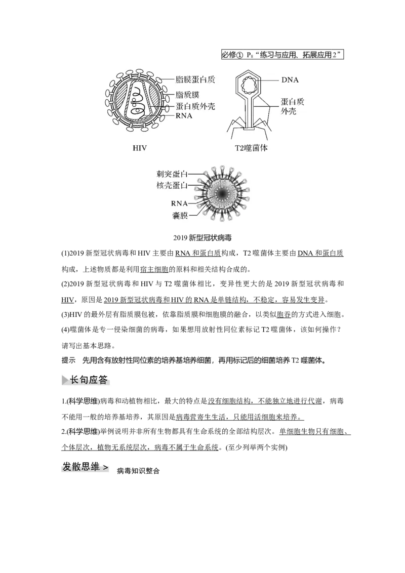 第1讲　借助显微镜走近细胞_新高考复习资料_2023年新高考复习资料_一轮复习_2023年新高考大一轮复习讲义_2023年高考生物一轮复习讲义（新人教新高考）_赠补充习题