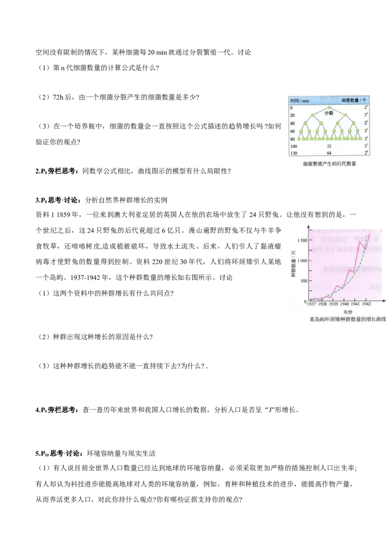 第1章种群及其动态-查漏补缺2023年高考生物一轮复习教材必背细节与旁栏思考梳理汇总（新教材）（学生版）_新高考复习资料_2023年新高考复习资料_一轮复习