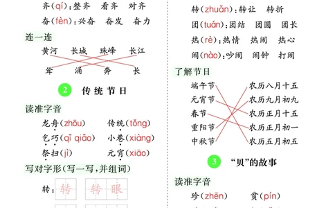 第三单元核心考点清单_部编人教版2年级下册语文_（赠送）新版-2025年2月二年级下册语文资料(课件+教案)(赠送资料-不需要就不下载)_3.第三单元_单元复习_第三单元知识小结