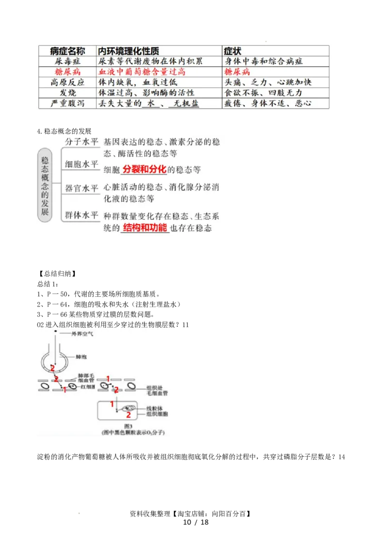 第25讲内环境与稳态（讲义）（学生版）_新高考复习资料_2024年新高考复习资料_一轮复习资料_完2024年高考生物一轮复习讲练测(课件+讲义+练习)（新高考）_讲义+练习