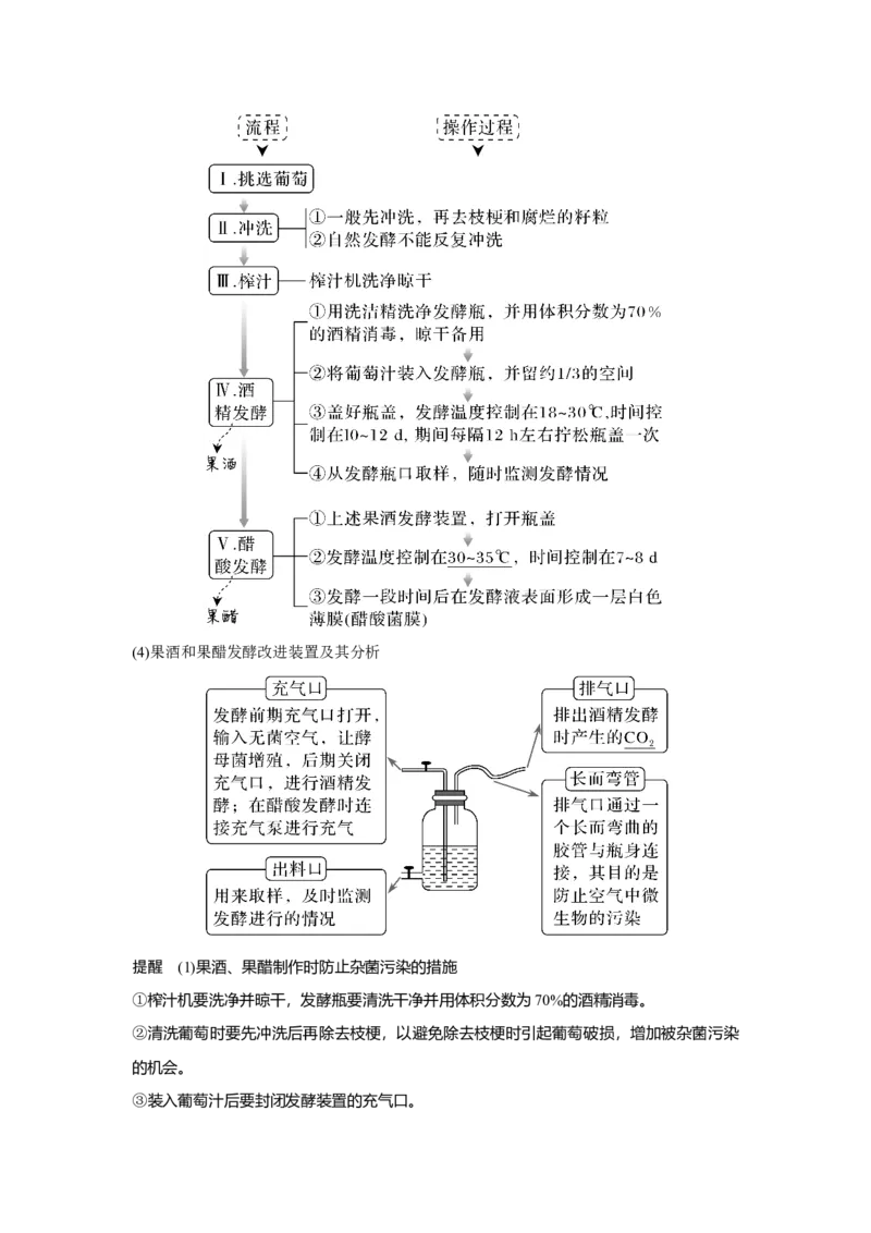 第32讲　传统发酵技术的应用与发酵工程_新高考复习资料_2023年新高考复习资料_一轮复习_2023年新高考大一轮复习讲义_2023年高考生物一轮复习讲义（新人教新高考）_赠补充习题