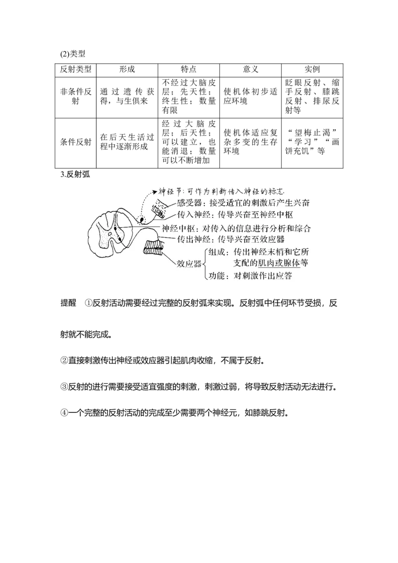 第23讲神经调节_通用版（老高考）复习资料_2023年复习资料_一轮复习_2023年高考生物一轮复习讲义+课件（全国版）_2023年高考生物一轮复习讲义（全国版）_赠补充习题