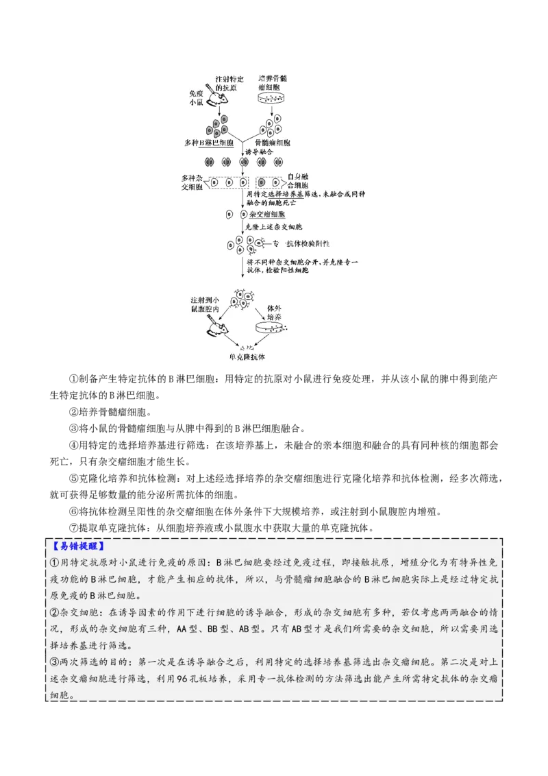 第17讲+细胞工程（讲义）（原卷版）_2025年新高考资料_二轮复习_01高考语文等多个文件_上好课2025年高考生物二轮复习讲练测（新高考通用）