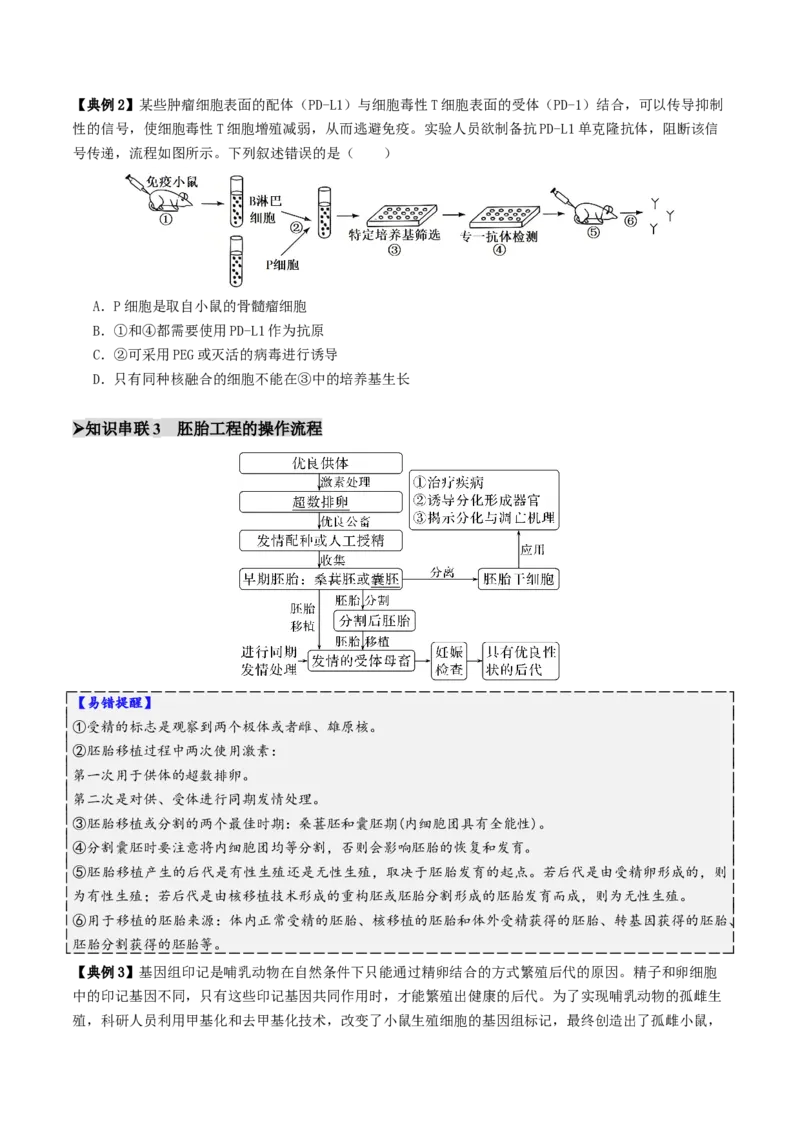第17讲+细胞工程（讲义）（原卷版）_2025年新高考资料_二轮复习_01高考语文等多个文件_上好课2025年高考生物二轮复习讲练测（新高考通用）