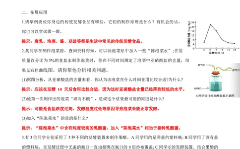 第1章发酵工程-查漏补缺2023年高考生物一轮复习教材必背细节与旁栏思考梳理汇总（新教材）（答案版）_新高考复习资料_2023年新高考复习资料_一轮复习