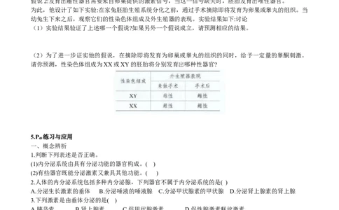 第3章体液调节-查漏补缺2023年高考生物一轮复习教材必背细节与旁栏思考梳理汇总（新教材）（学生版）_新高考复习资料_2023年新高考复习资料_一轮复习