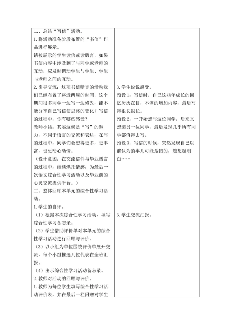部编人教版6年级下册小学语文全册教案（思政元素版）（新课标核心素养教案）(2025年1月修订版)_部编人教版6年级下册语文