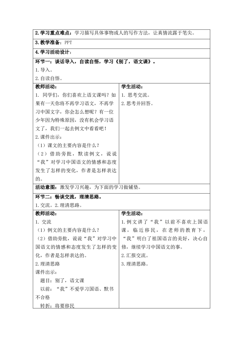 部编人教版6年级下册小学语文全册教案（思政元素版）（新课标核心素养教案）(2025年1月修订版)_部编人教版6年级下册语文