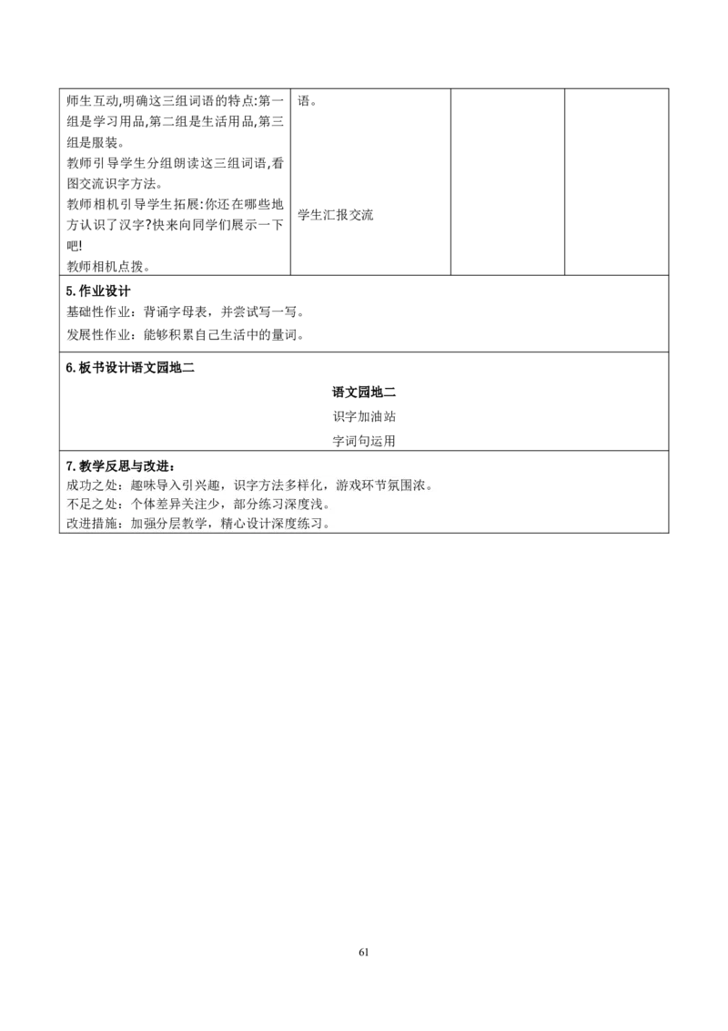 部编人教版1年级下册小学语文全册教案（教学设计）（新课标核心素养教案）(2025年1月新教材版)_部编人教版1年级下册语文