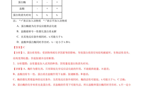 第1讲降低化学反应活化能的酶(解析版)_通用版（老高考）复习资料_2024年复习资料_完备战2024年高考生物一轮复习考点帮（全国通用）_专题四细胞的能量供应和利用