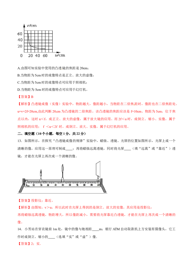 第五章透镜及其应用（单元达标精品检测试卷）（解析版）_初物_人教版初中物理初二三同步讲义习题练习八九年级电子资料word素材_20250116_181533_最新人教版初中物理初二上册
