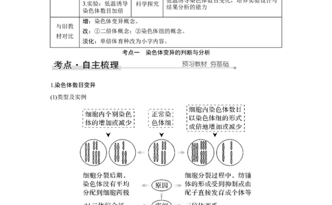第20讲　染色体变异与育种_新高考复习资料_2023年新高考复习资料_一轮复习_2023年新高考大一轮复习讲义_2023年高考生物一轮复习讲义（新人教新高考）_赠补充习题